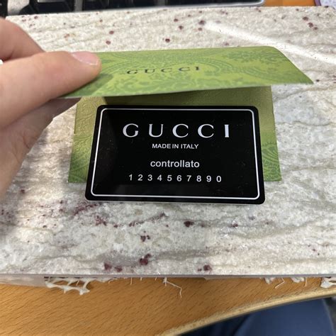 fake gucci t|gucci authenticity card.